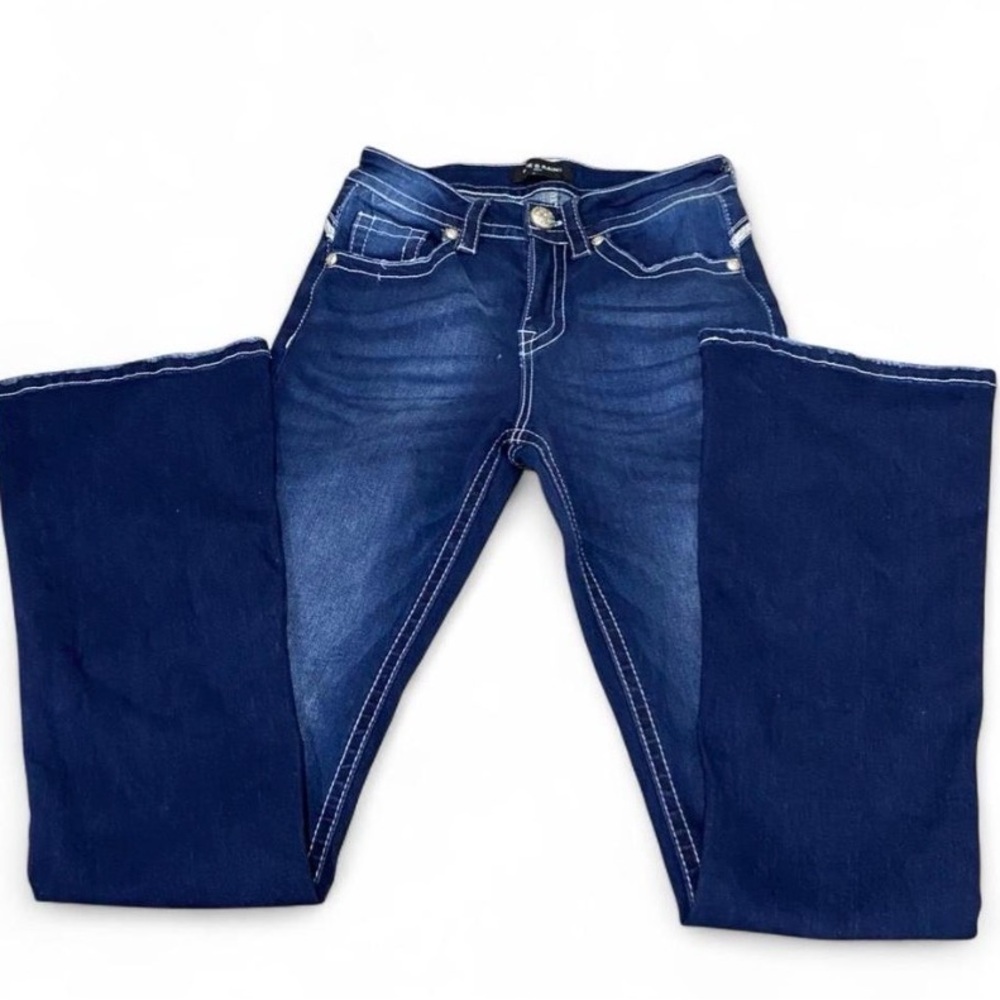 Boot Cut Blue Jeans